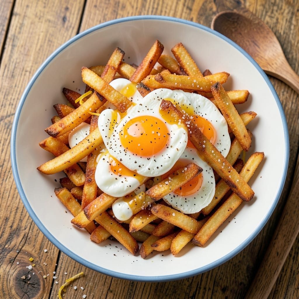 Crispy Egg French Fries Recipe: Air-Crisped Crunch With Runny Yolk Rivers