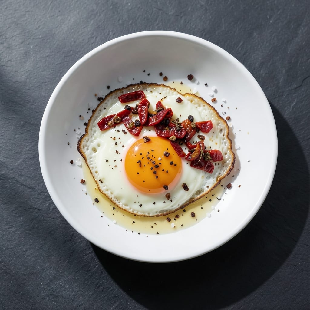 Chili Crisp Fried Egg Recipe: Crunchy Top, Silky Yolk, Spicy Kick