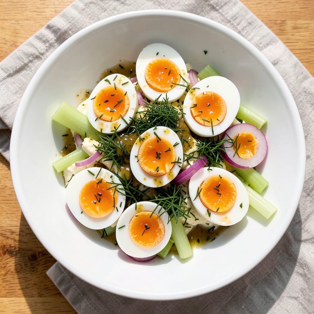 Crunchy Egg Salad Recipe: Celery and Herb Crunch Without the Mayo