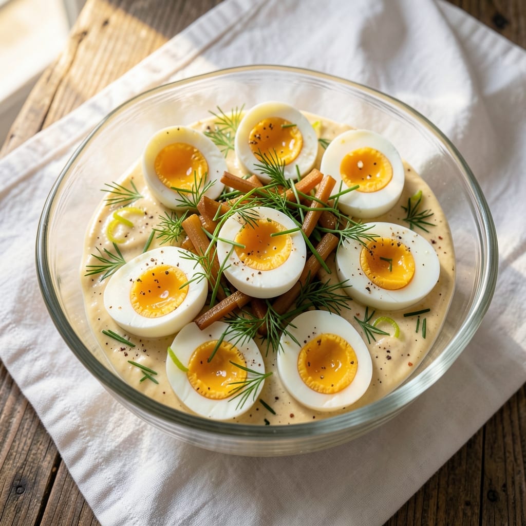 Easter Egg Salad Recipe: Crunchy Celery and Herb-Packed Bites with Perfect Yolk Streaks
