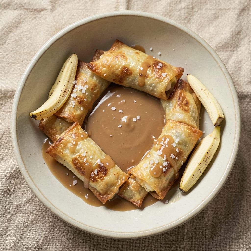 Banana Egg Roll Recipe: Sweet Banana and Crispy Wonton Fusion