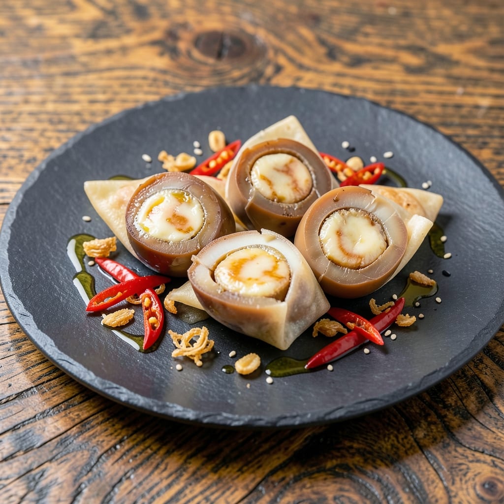 Chung Ling Eggs Recipe: Crispy Wonton Cups with Silky Yolk Rivers