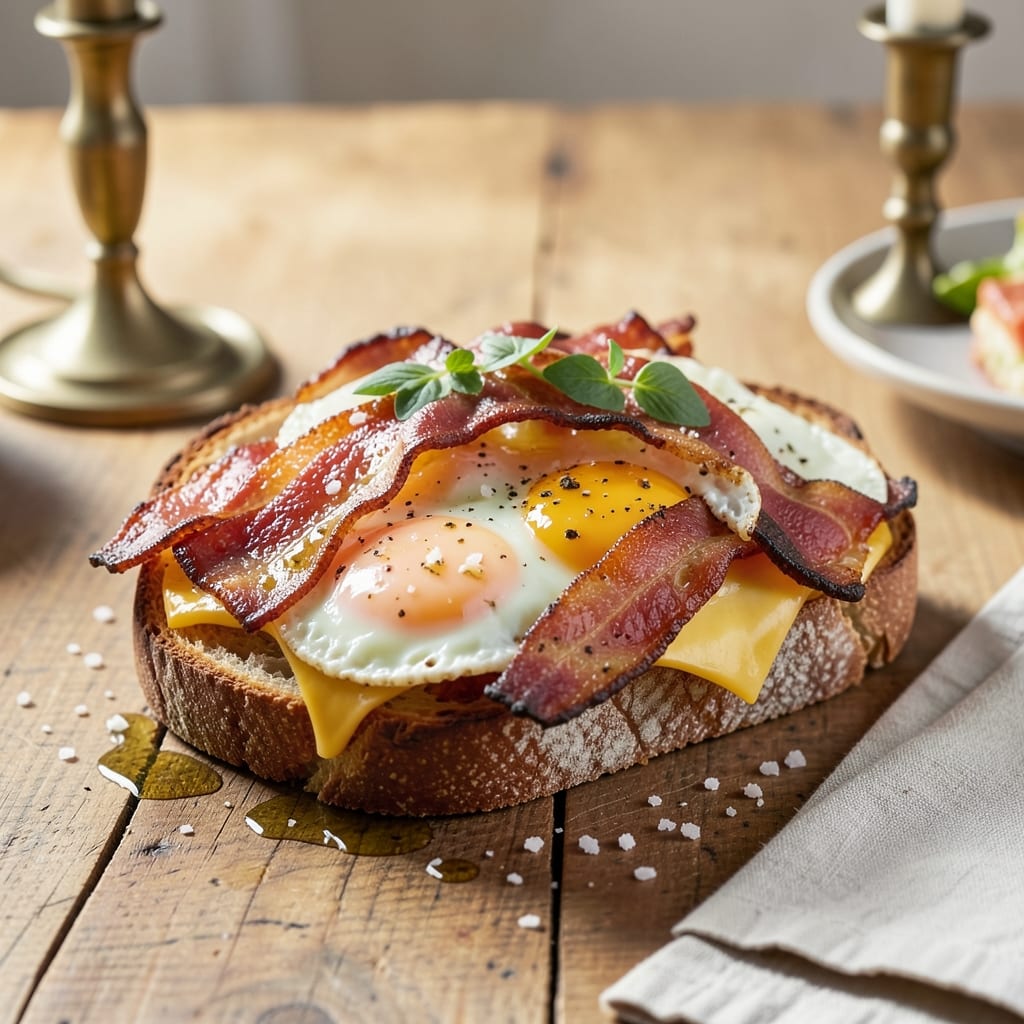 Bacon Egg and Cheese Sourdough Bread Recipe: Crispy Crust with Melty Breakfast Layers