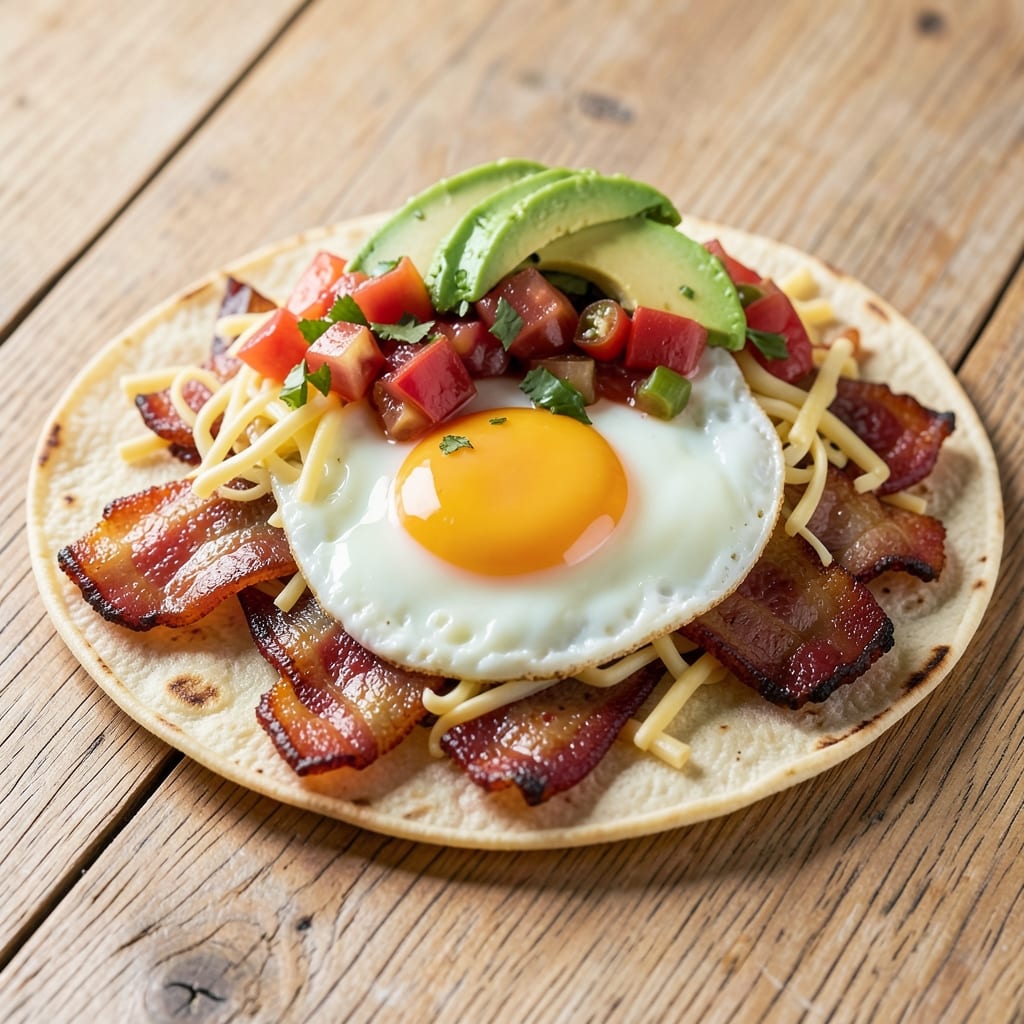 Bacon and Egg Breakfast Tacos Recipe: Crispy Crunch Meets Runny Yolk Magic
