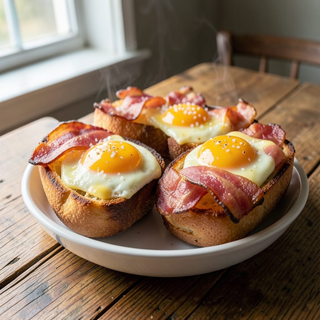 Bacon, Egg, and Cheese English Muffin Recipe: Crispy Toasted Crunch With Runny Yolk Magic