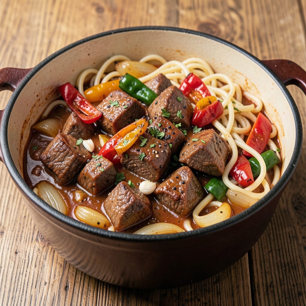 Beef Goulash Recipe with Egg Noodles: Hearty One-Pot Dinner for Cold Nights