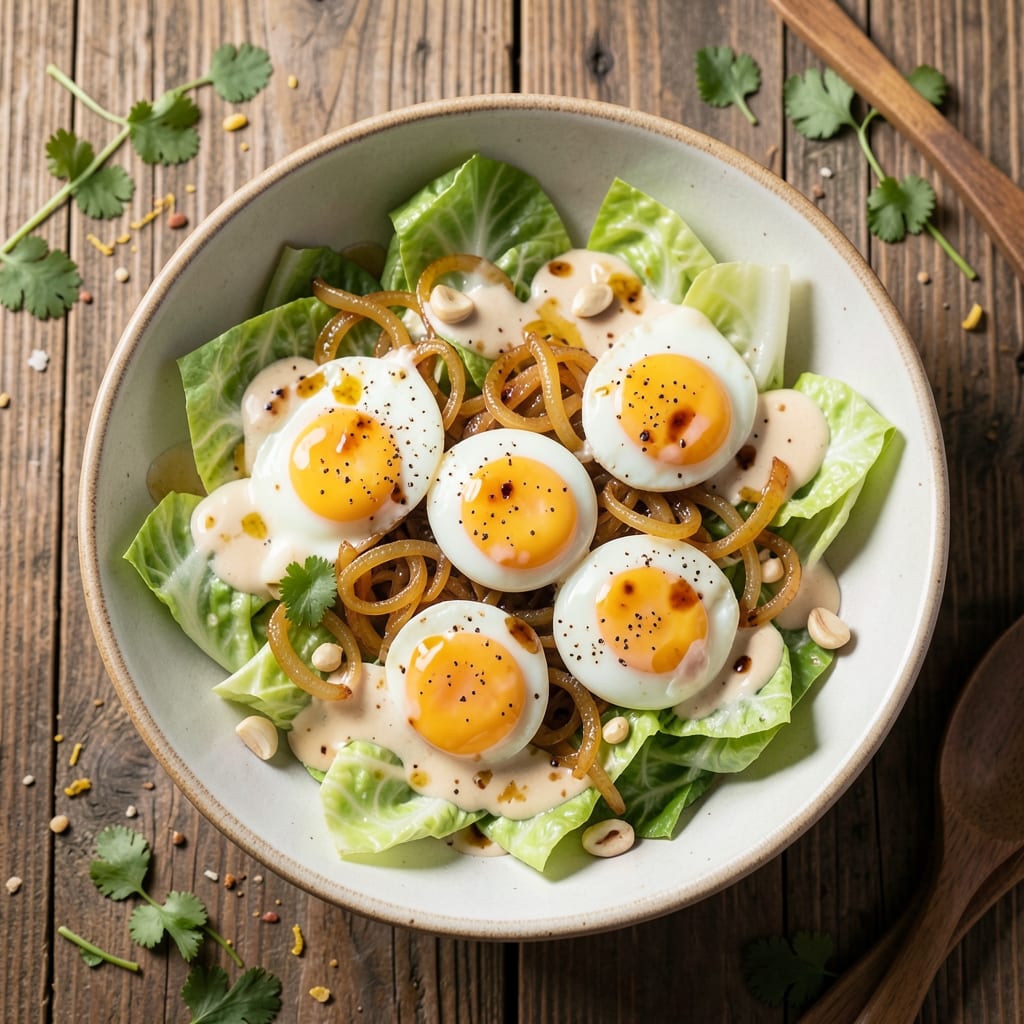 Filipino Cabbage and Egg Recipe: Crispy Garlic Fried Rice Bites