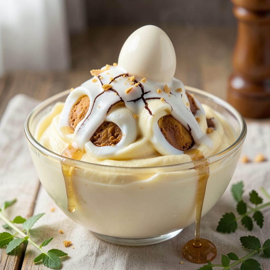 Creme Egg Ice Cream Recipe: Silky Vanilla Swirls With Crunchy Centerpieces