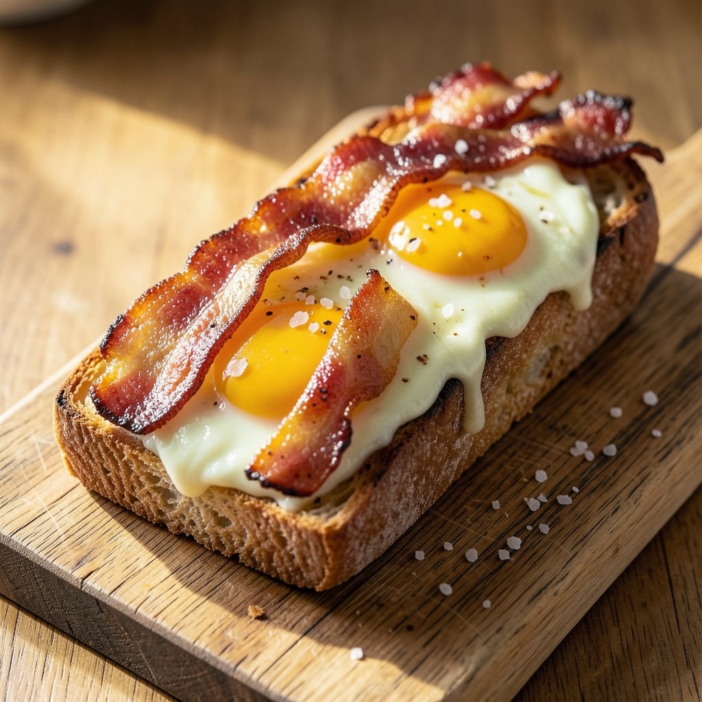 Bacon Egg and Cheese Bread Recipe: Crispy Layers With Melty Yolk Rivers