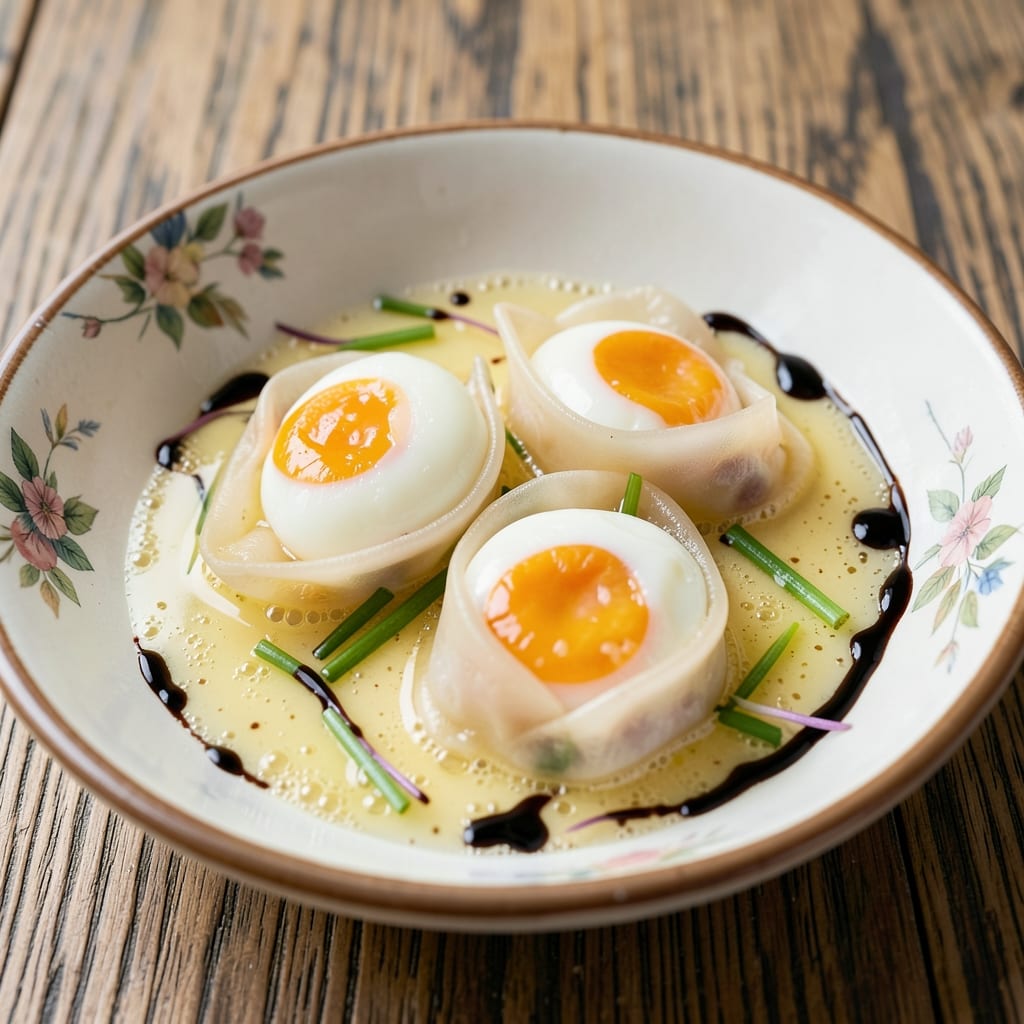 Delivered Eggs Recipe: Crispy Wonton Bites With Runny Yolk Magic