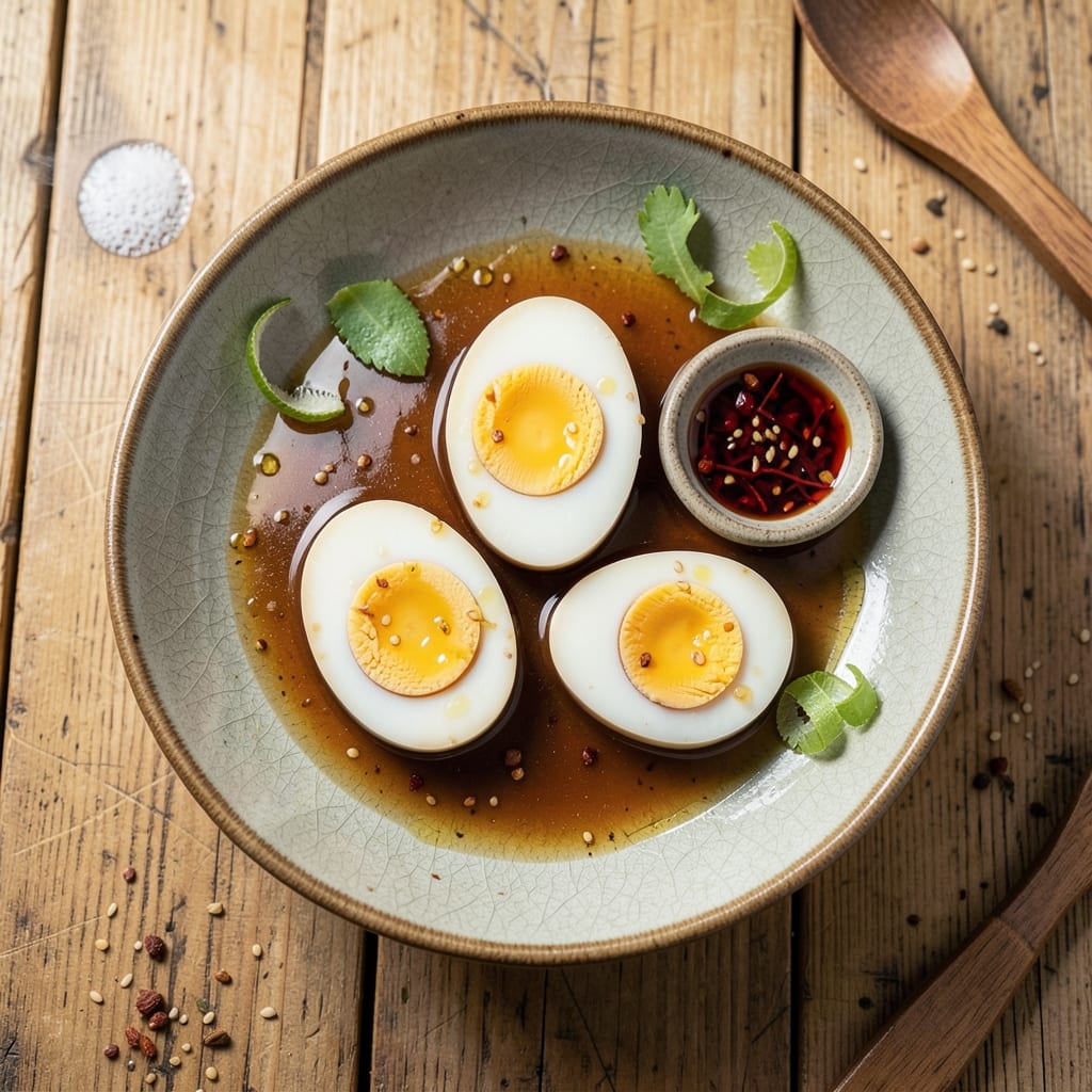 Boiled Eggs Chinese Recipe: Silky Yolk and Soy-Ginger Harmony