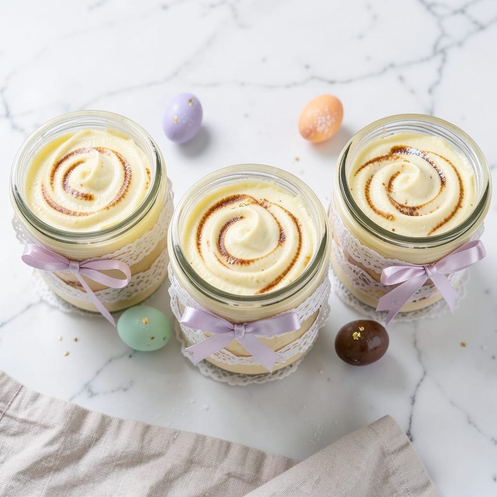 Easter Egg Cheesecake Jars Recipe: Mini Dessert Cups With Vanilla Swirl Magic