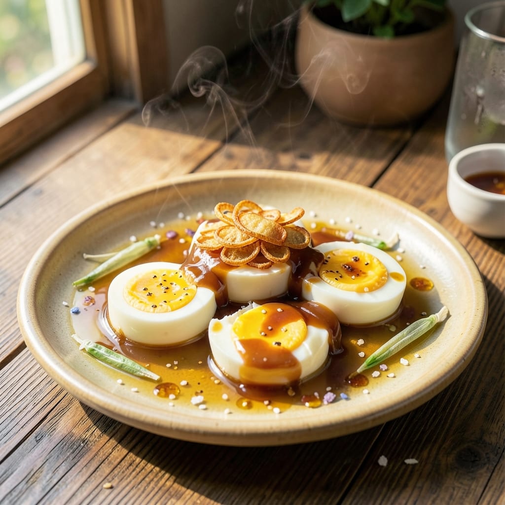 Chinese Herbal Tea Egg Recipe: Fragrant Jasmine-Infused Eggs With Silky Yolk Streaks