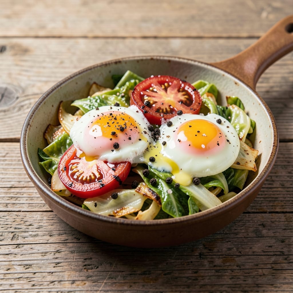 Cabbage, Tomato, and Egg Recipe: Savory Scramble With Crispy Edges