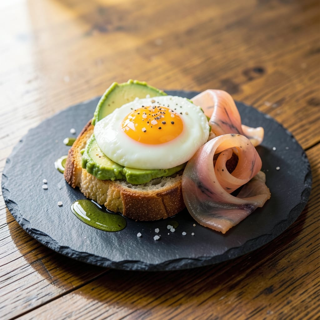 Avocado Egg Smoked Salmon Recipe: Crispy Top, Creamy Yolk, Smoky Swirl Harmony