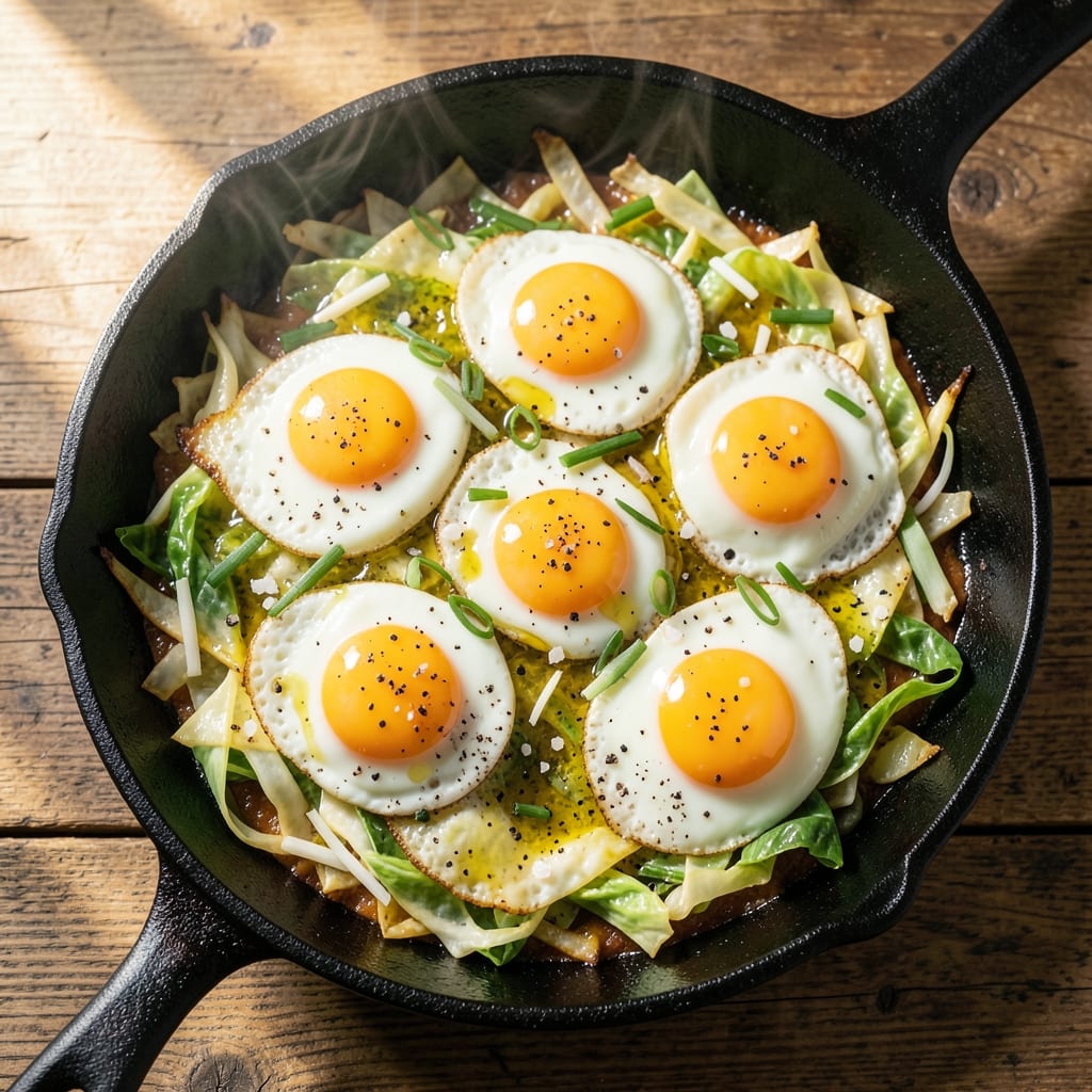 Cabbage Egg Fry Recipe: Crispy Cabbage and Silky Eggs in One Skillet
