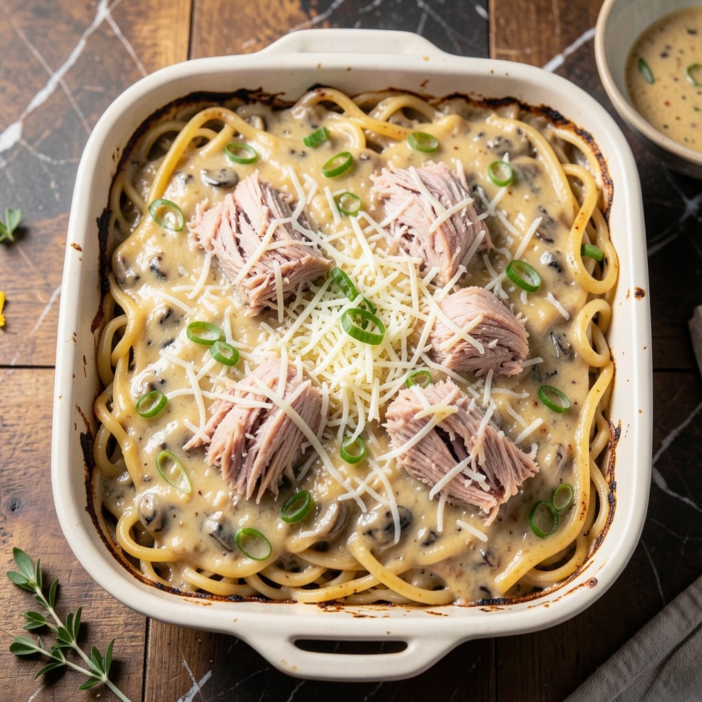 Classic Tuna Casserole Recipe with Egg Noodles: Cheesy, Creamy One-Pan Nostalgia