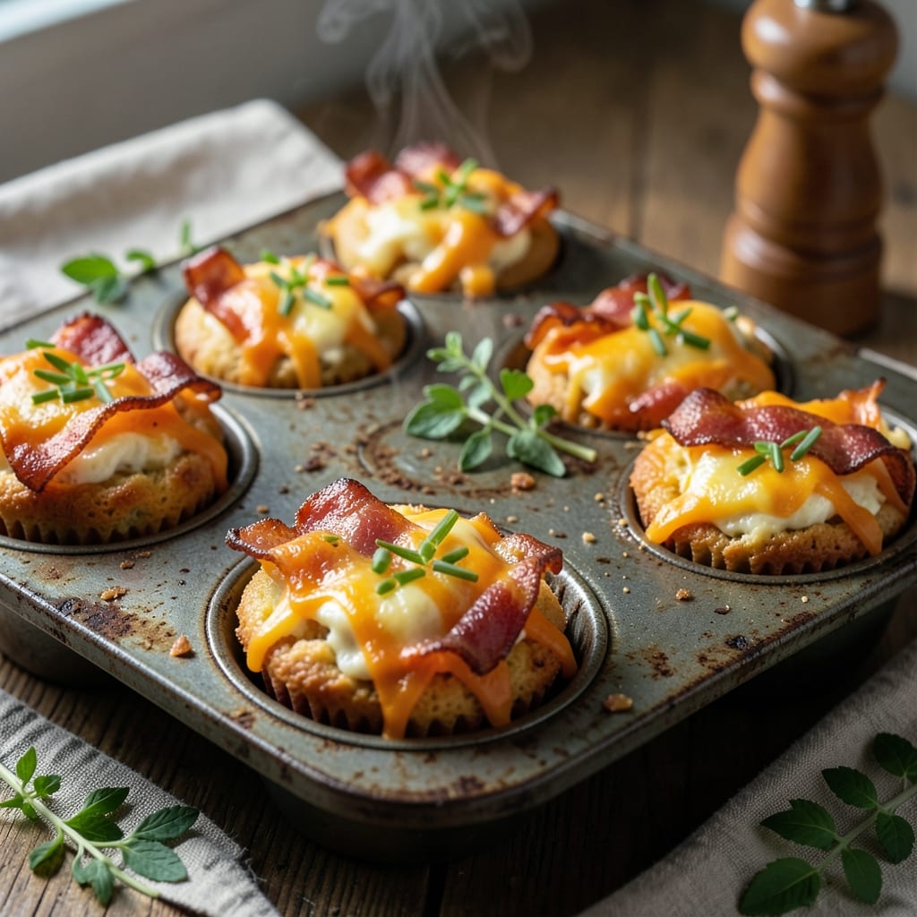 Egg Bacon Muffin Cups Recipe: Crispy Edges and Runny Yolk Magic