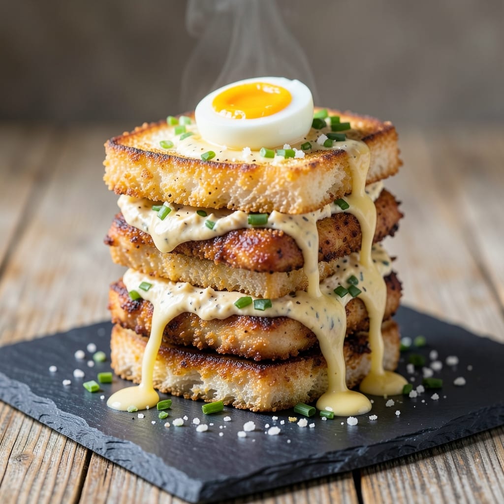 Chicken Egg Sandwich Spread Recipe: Crispy Wrappers with Runny Yolk Magic