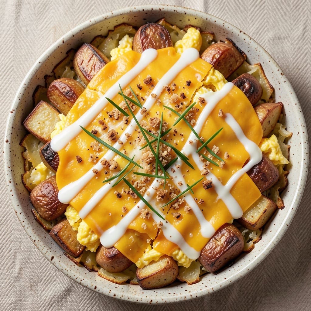 Egg And Potato Breakfast Casserole Recipe: Crispy Top, Silky Yolk Streaks Every Bite