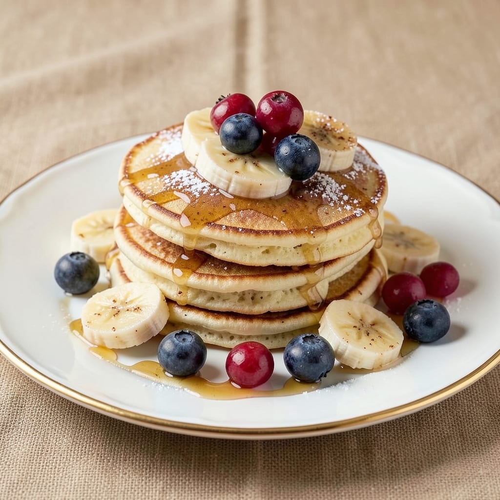 Banana, Egg, and Blueberry Recipe: Fluffy Pancakes With Bursting Fruit