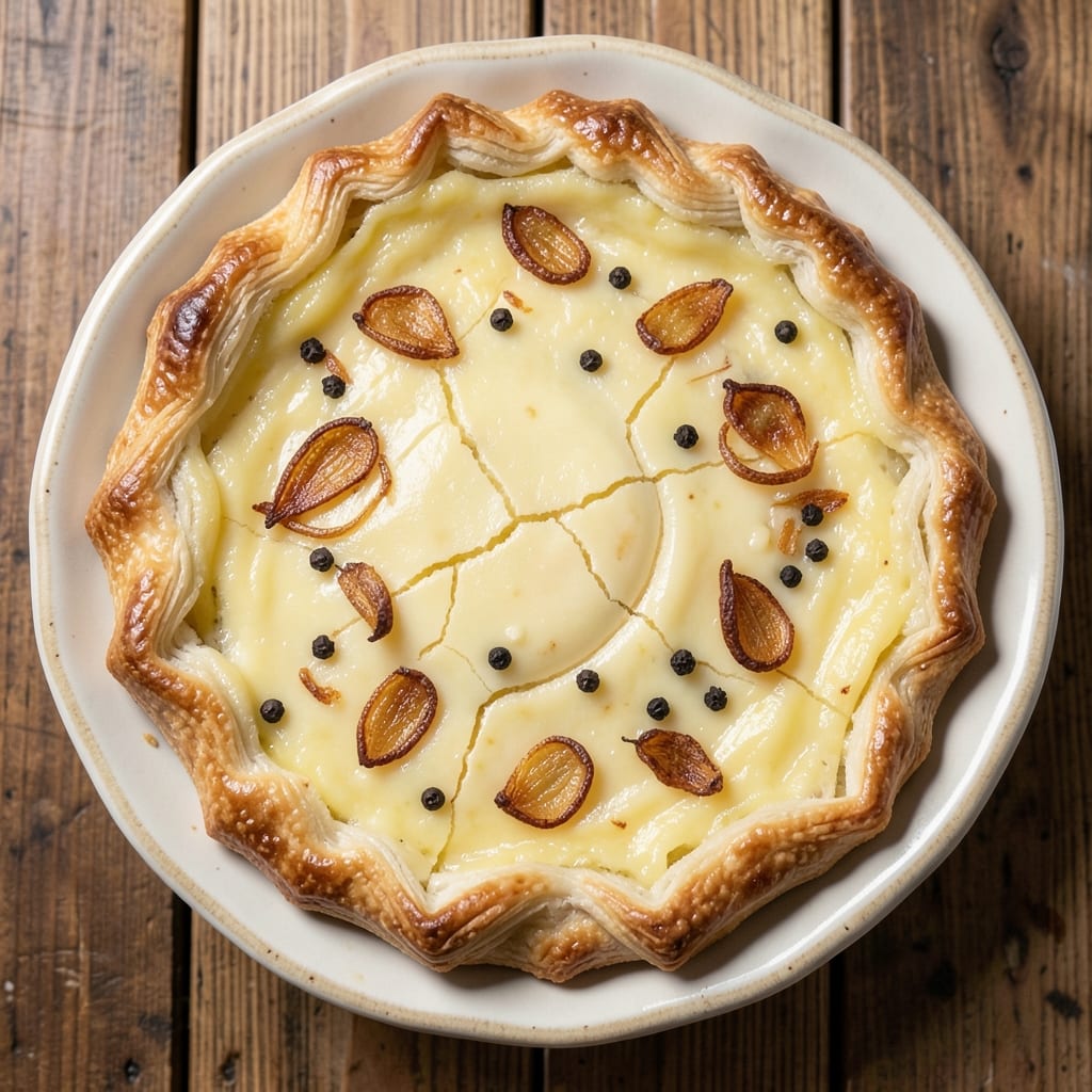 Chinese Egg Pie Recipe: Flaky Crust and Silky Egg Custard Fusion