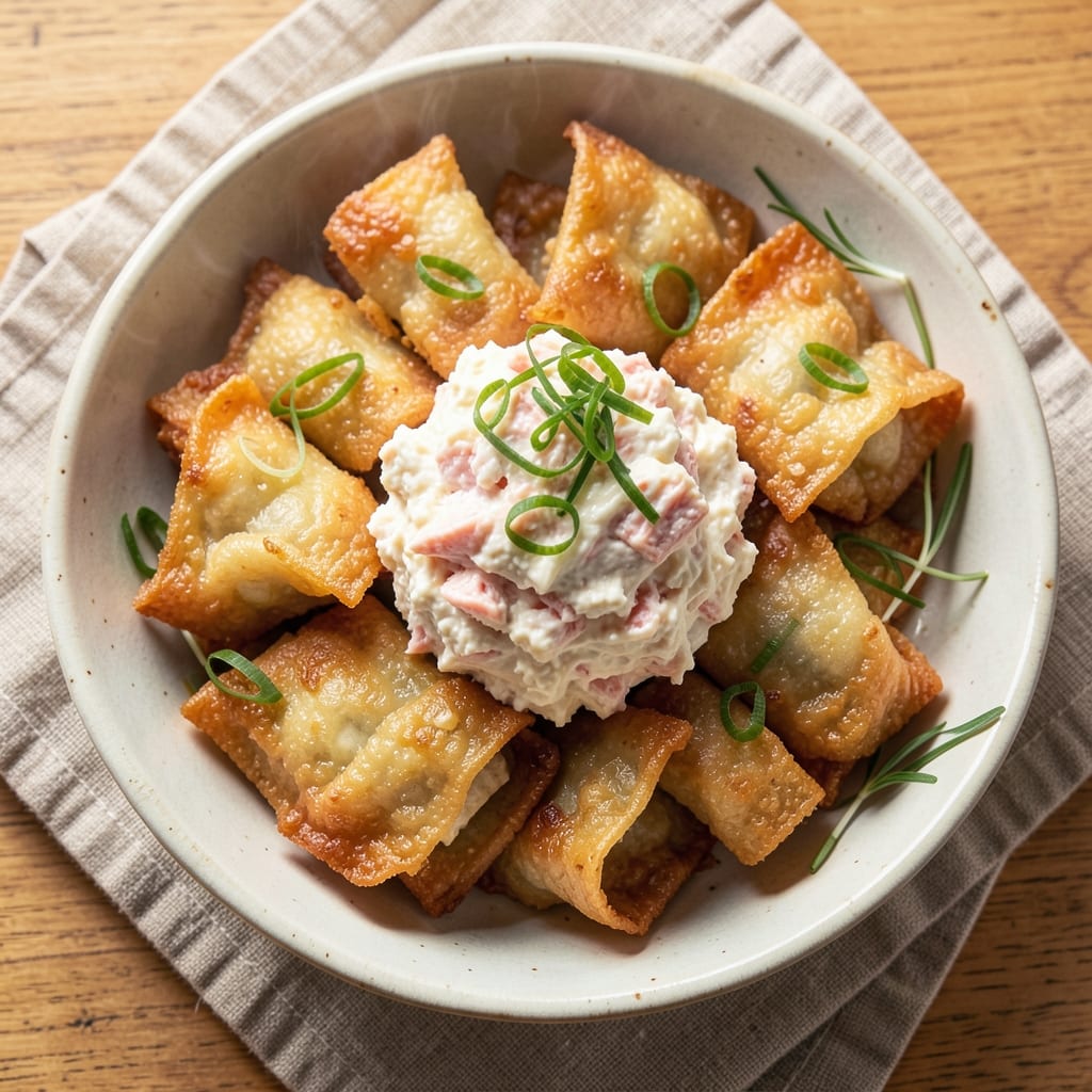 Crab Rangoon Recipe With Egg Roll Wrappers: Crispy Golden Bites With Silky Egg Magic
