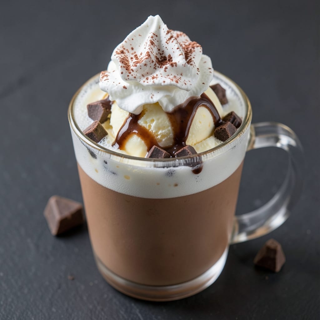 Chocolate Egg Cream Soda Recipe: Fudgy Chunks and Fizzy Layers in a Glass