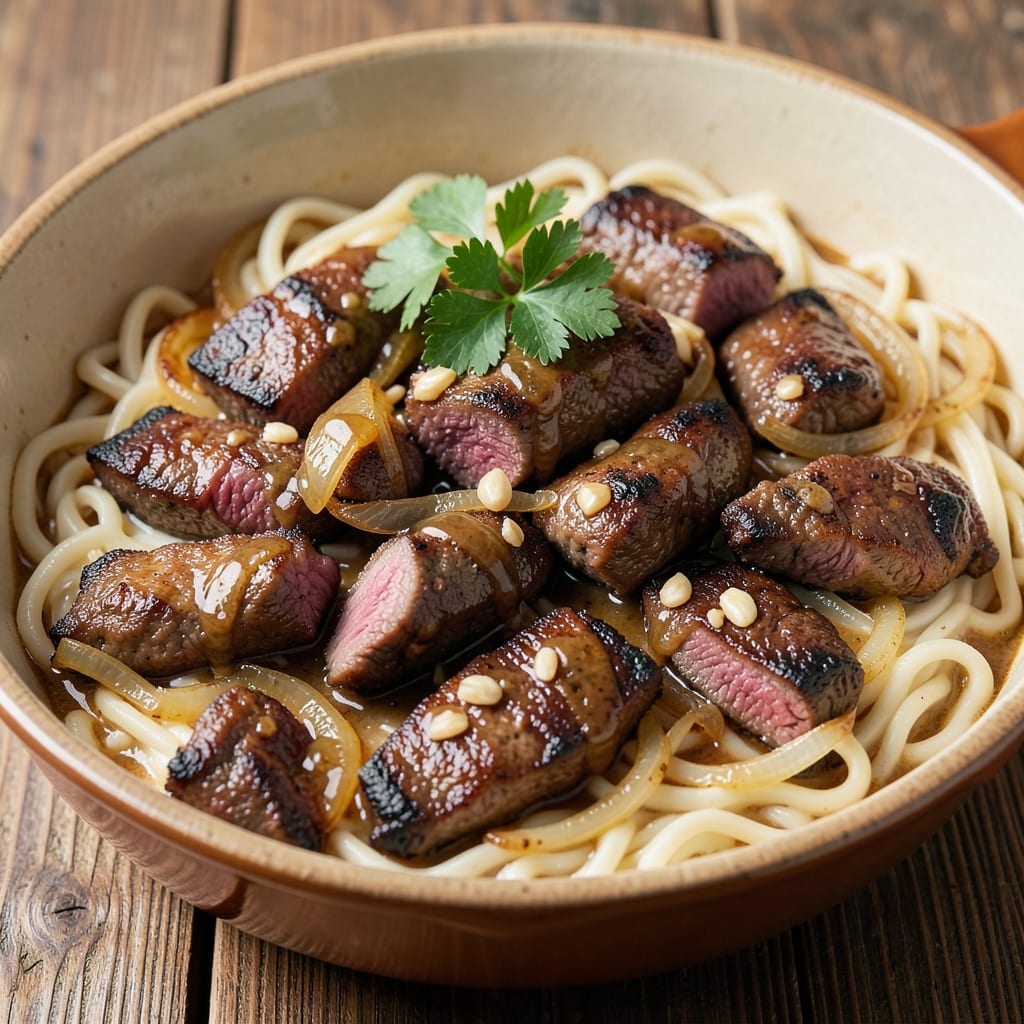 Beef Tips and Egg Noodles Crock Pot Recipe: Slow-Cooked Savory Simplicity