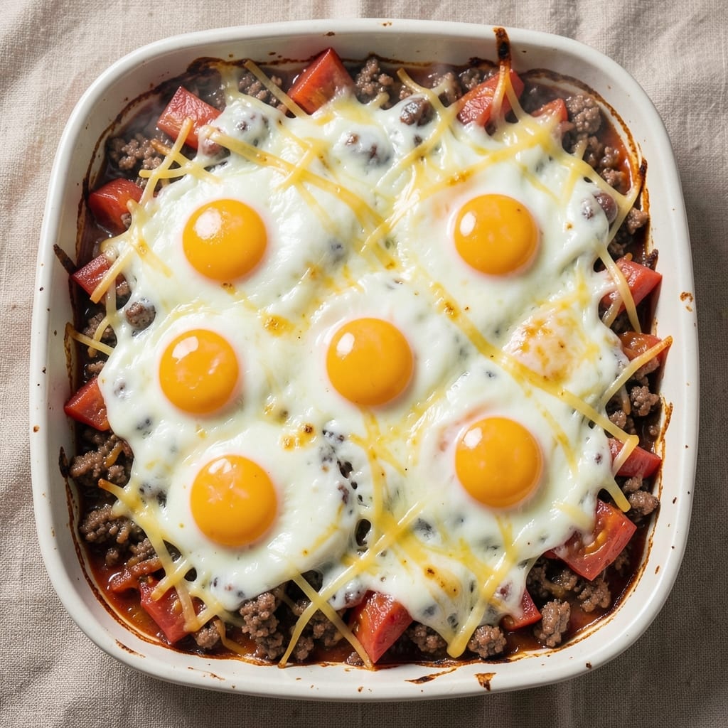 Chile Cheese Egg Casserole Recipe: Crispy Top, Melty Cheese, Breakfast Bliss