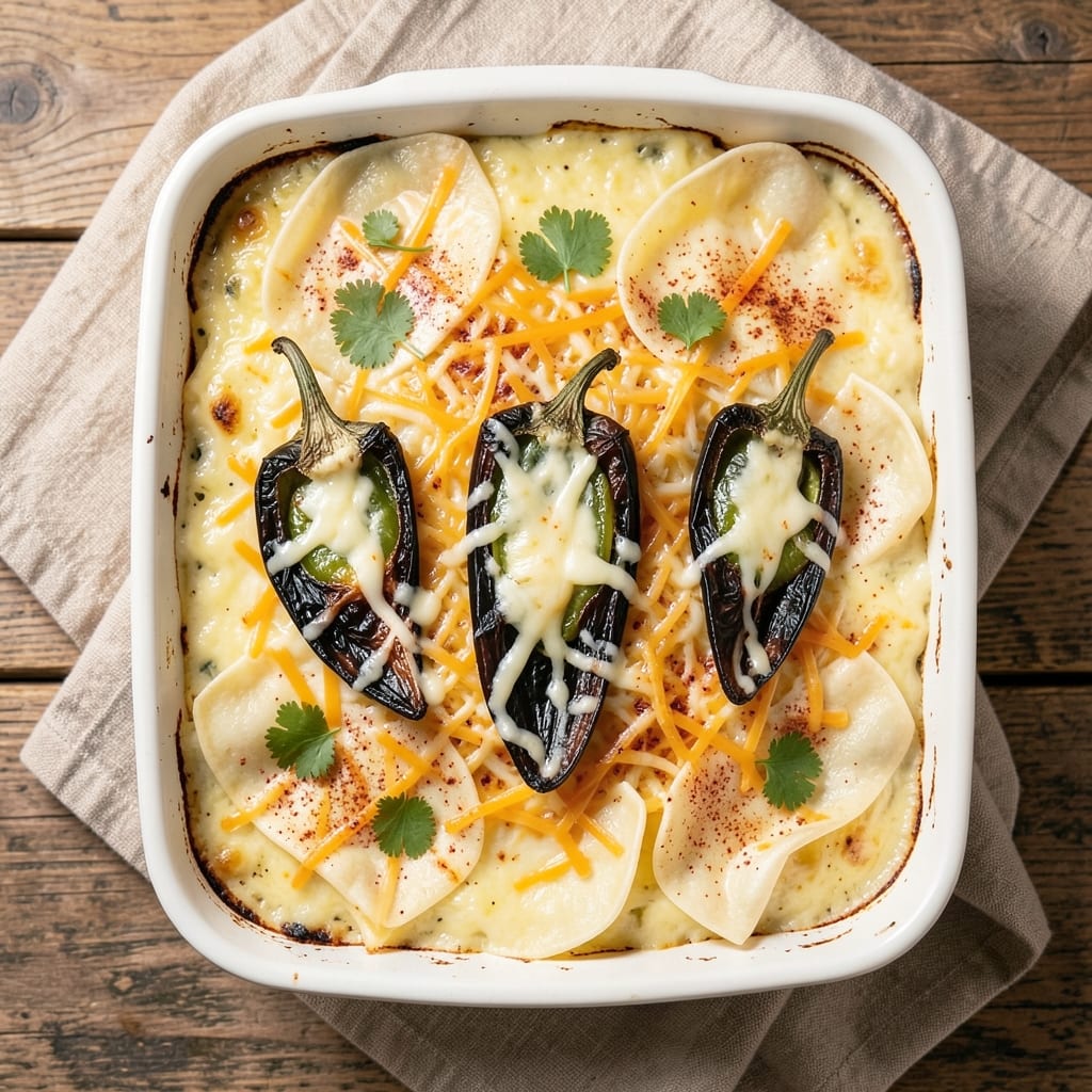 Chile Relleno Egg Casserole Recipe: Wonton-Crusted Bites With Runny Yolk Rivers
