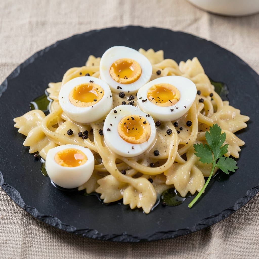 Boiled Egg Pasta Salad Recipe: Crisp Eggs and Al Dente Noodles in One Bowl