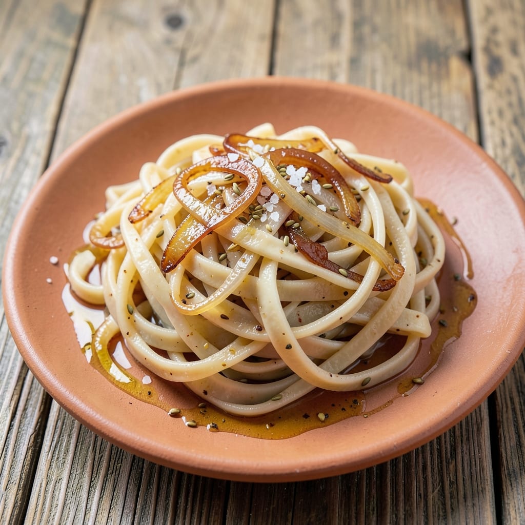 Bengali Egg Pasta Recipe: Spiced Yolk Streaks in Tomato-Basil Sauce