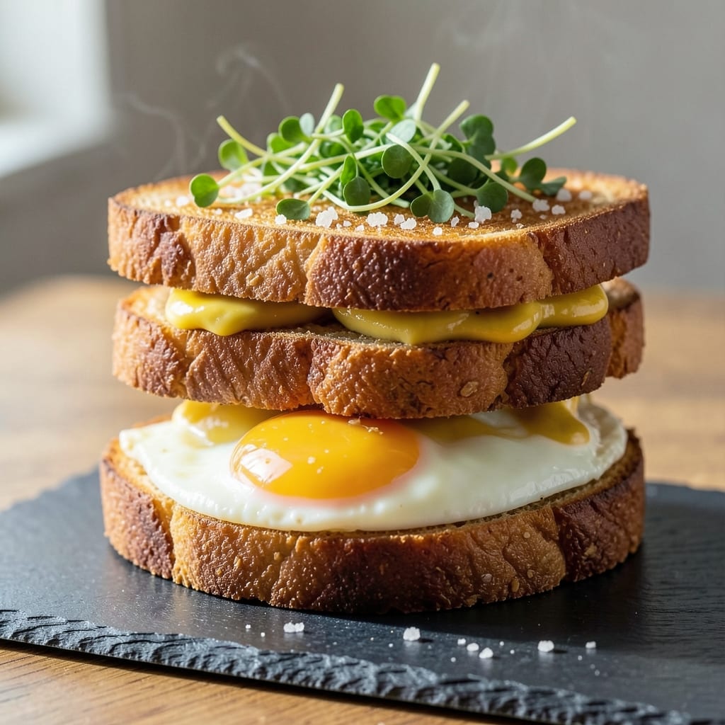 Egg And Cress Sandwiches Recipe UK: Crispy Toasted Layers With Zesty Herb Kick