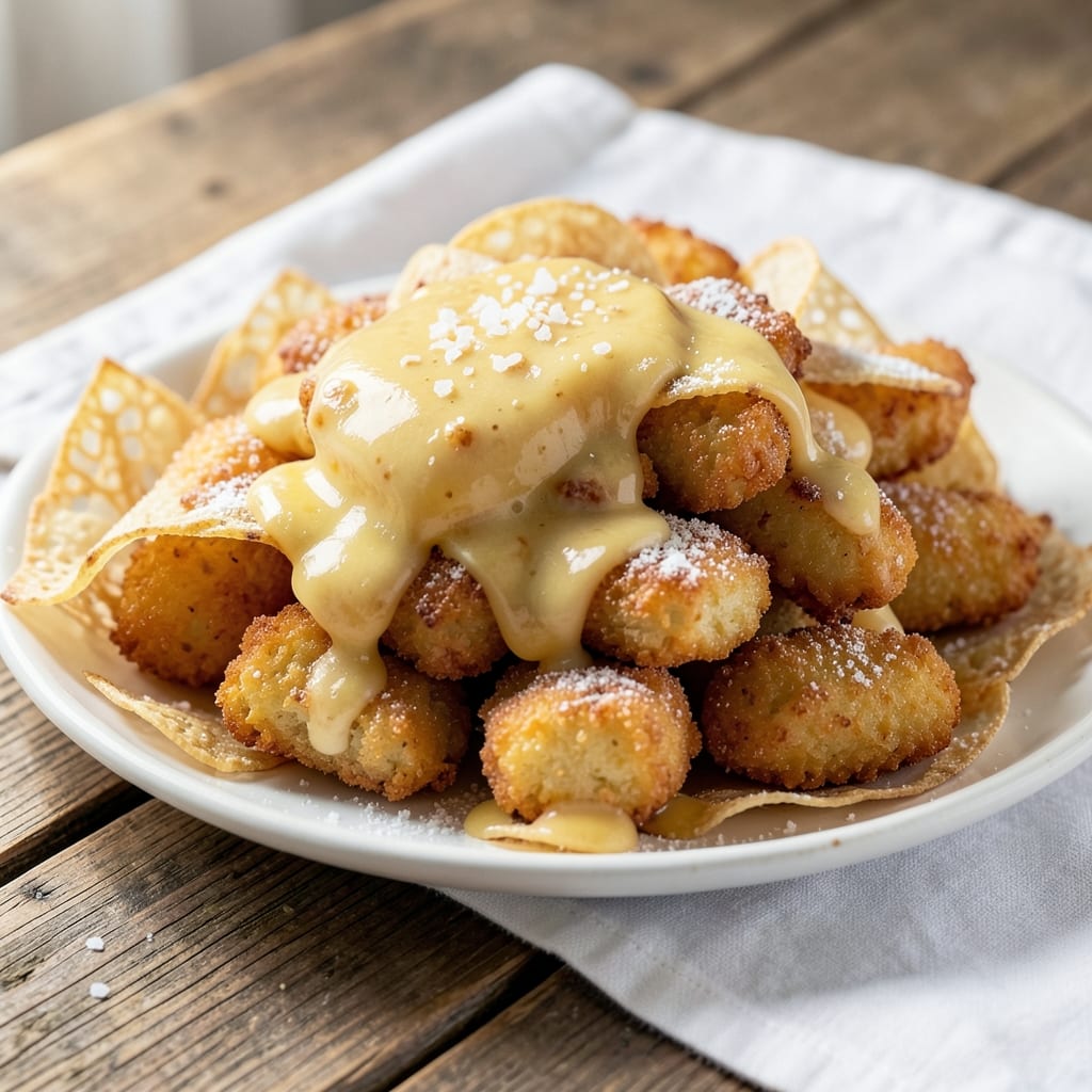 Eatingwithzion Potato Egg Tater Tots Recipe: Crispy Wonton-Crusted Bites With Runny Yolk Rivers