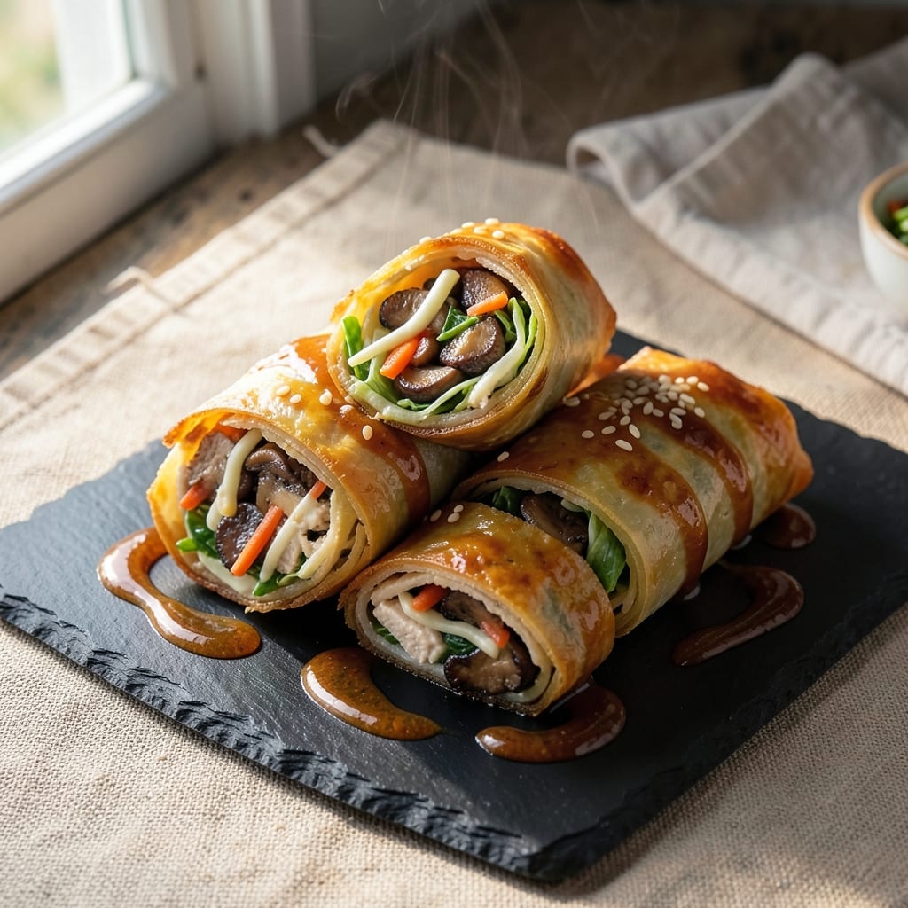 Ding Ho Egg Roll Recipe: Golden Crust and Runny Yolk Rivers