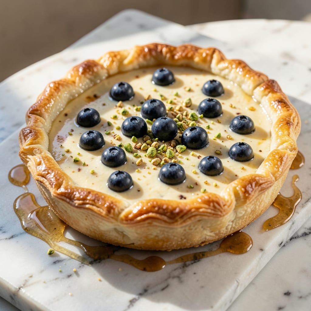 Blueberry Egg Tarts Recipe: Buttery Crust with Bursting Fruit
