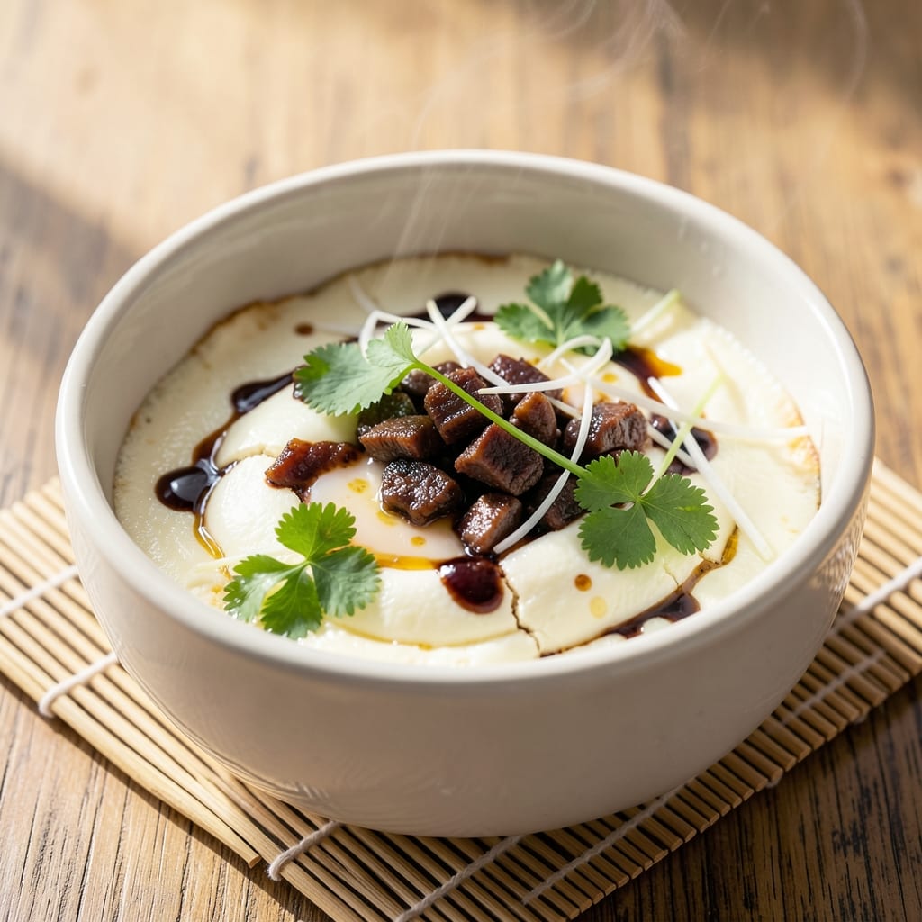 Chinese Steamed Egg and Minced Pork Recipe: Silky Yolk Wrapped in Savory Pork Bites