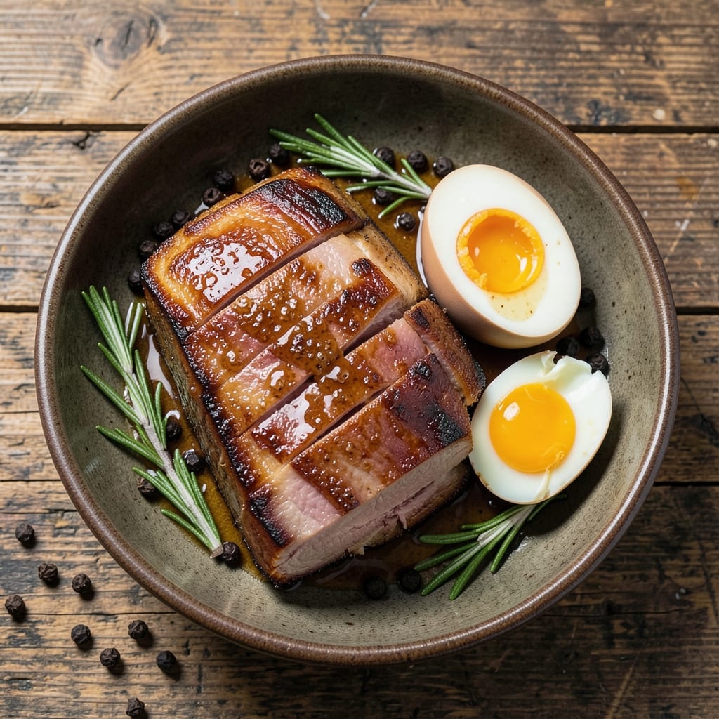Double Smoked Ham and Big Green Egg Recipe: Smoky Breakfast Masterpiece With Perfect Crust