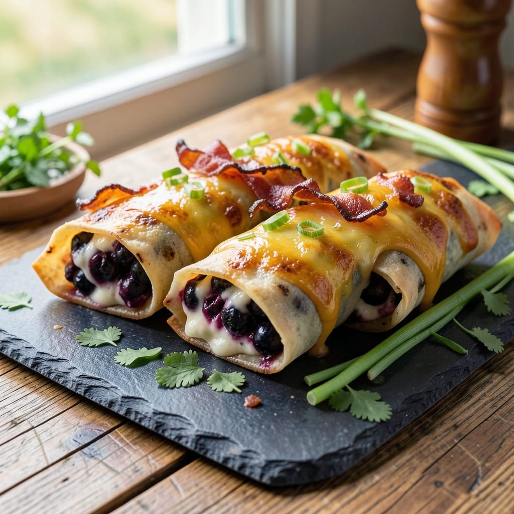 Blueberry Egg Roll Recipe: Flaky Wonton Cups Filled With Bursting Berries