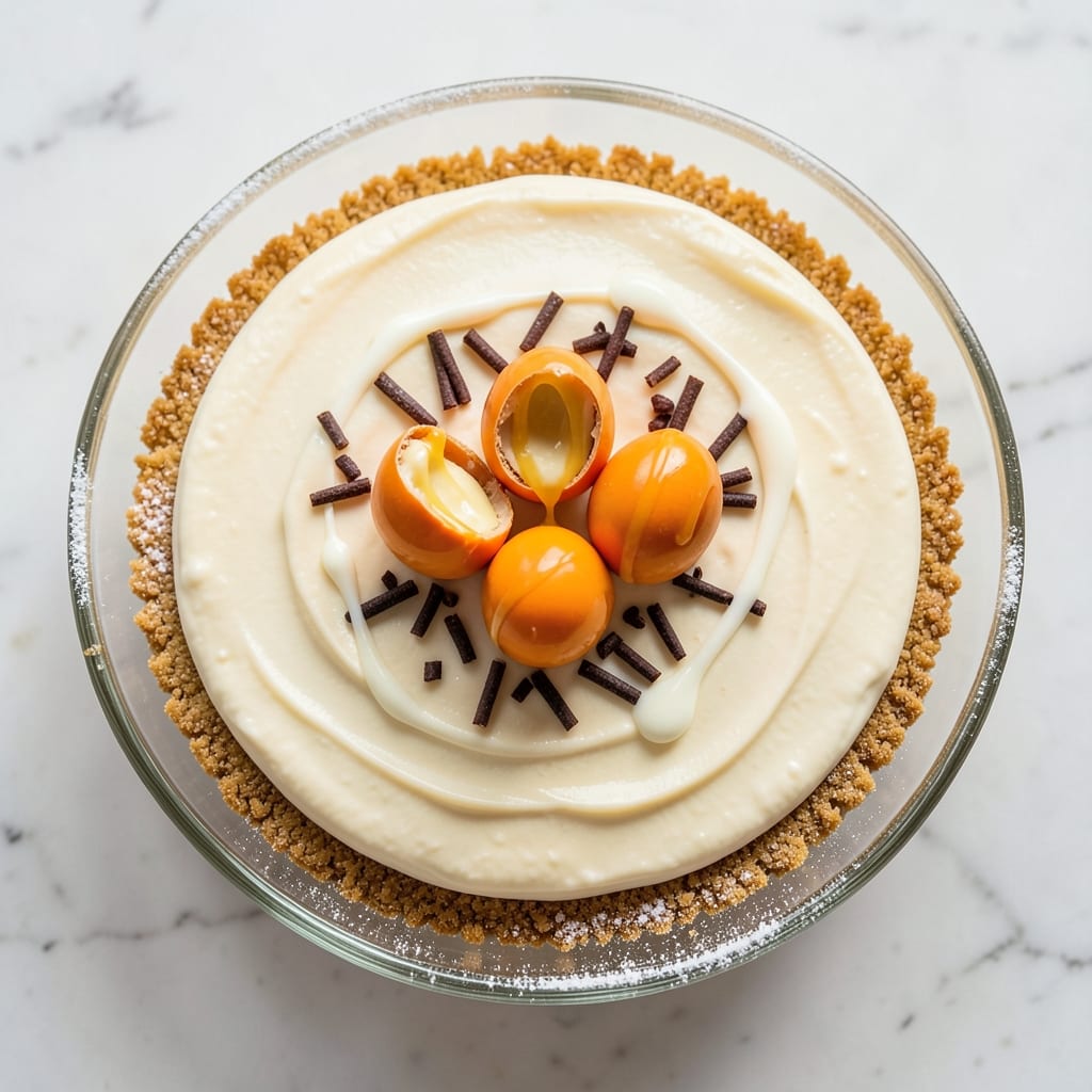 Creme Egg Cheesecake Recipe: Swirls of Creamy Filling and Crunchy Crust