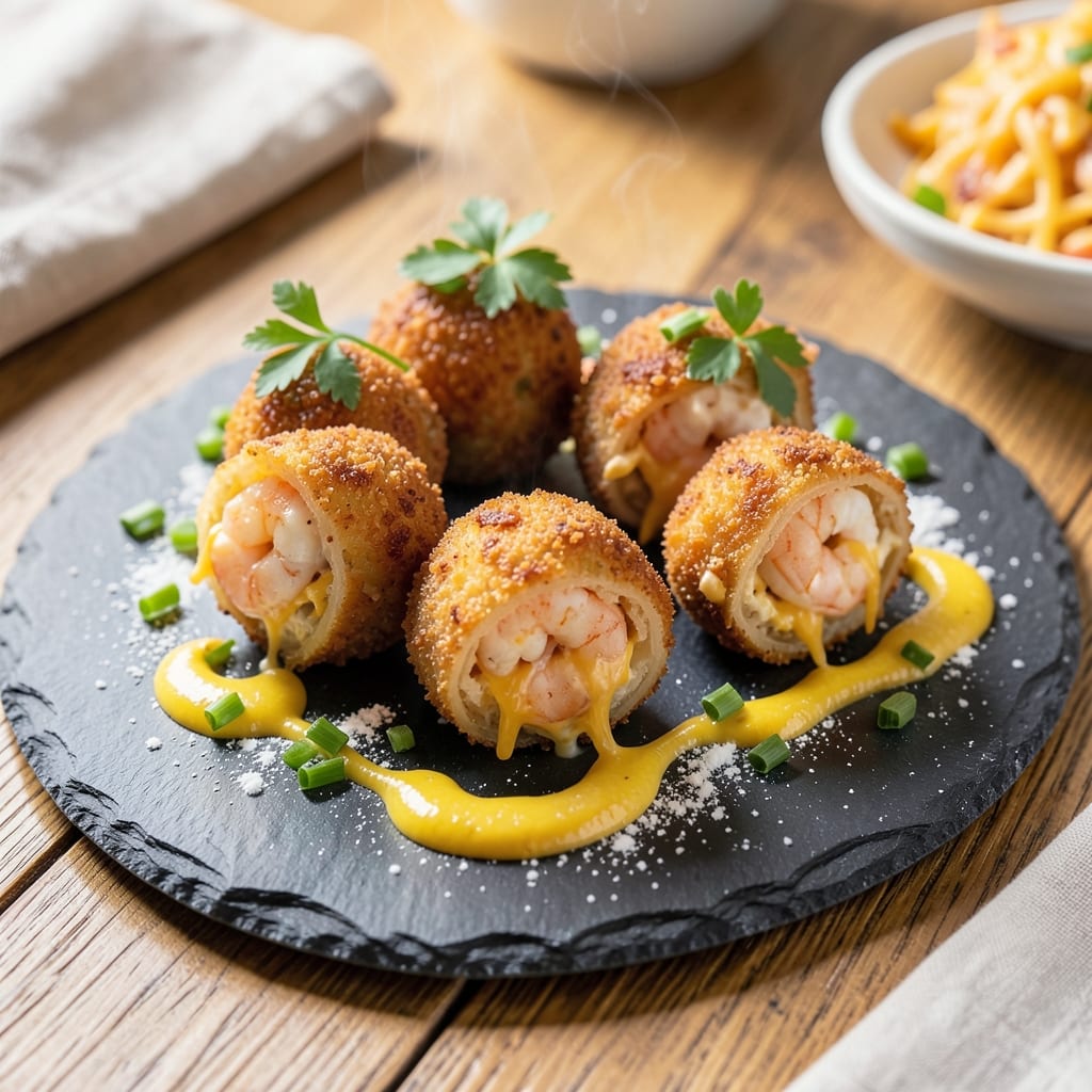 Egg Balls Recipe Long Island Medium: Crispy Wonton Shells With Golden Yolk Hearts