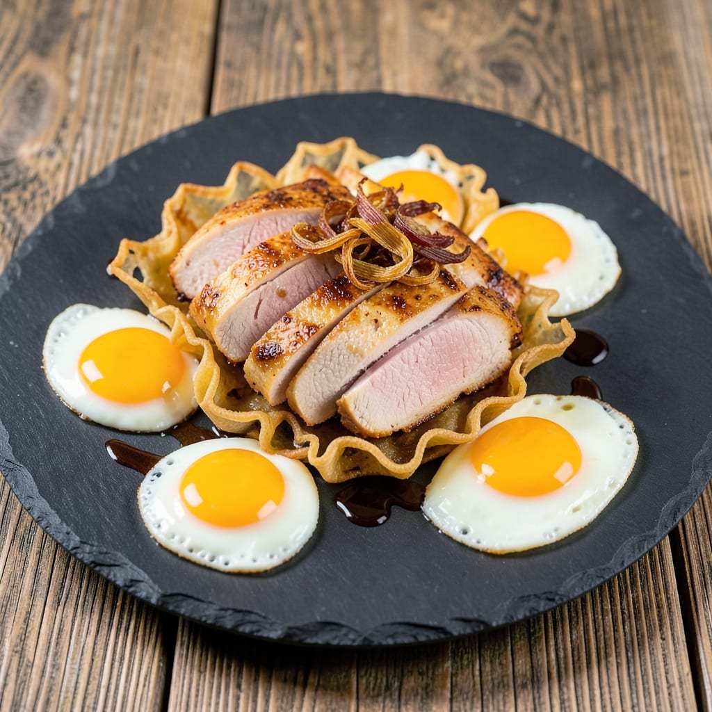 Chicken Egg Fry Recipe: Crispy Wonton Crust, Runny Yolk Magic