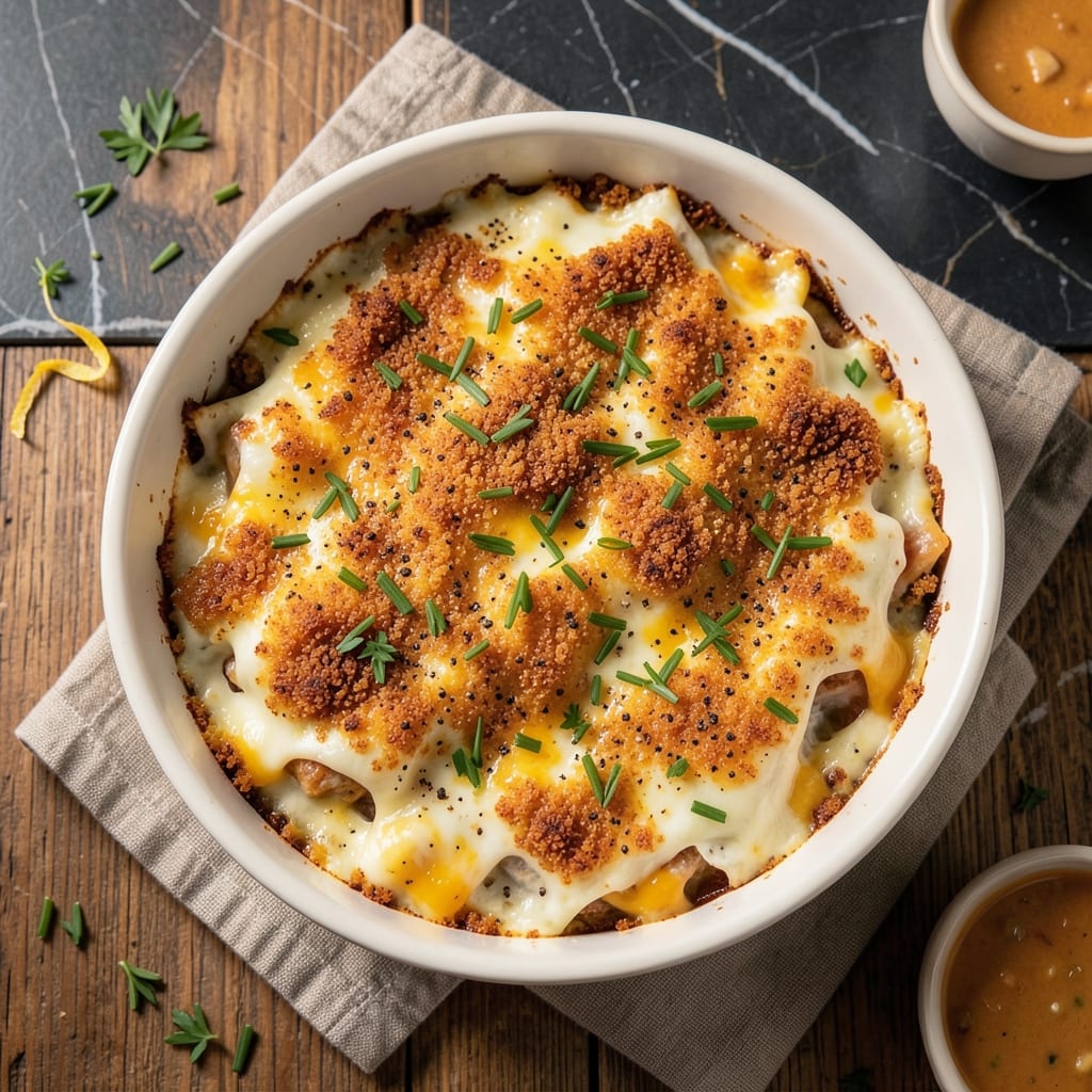 Easter Brunch Egg Casserole Recipe: Crispy Herb-Crusted Bites with Runny Yolk Rivers