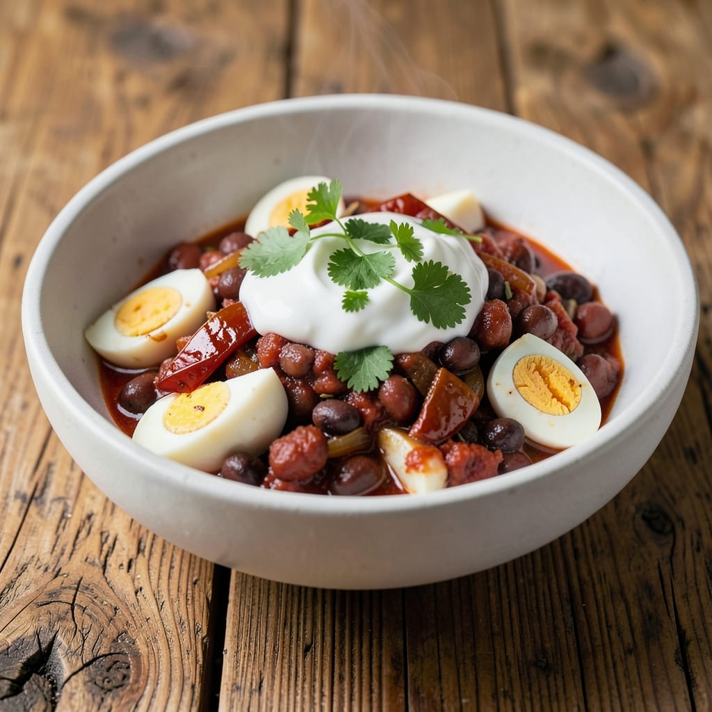 Boiled Egg Chilli Recipe: Spiced Yogurt and Cumin Infused Warmth