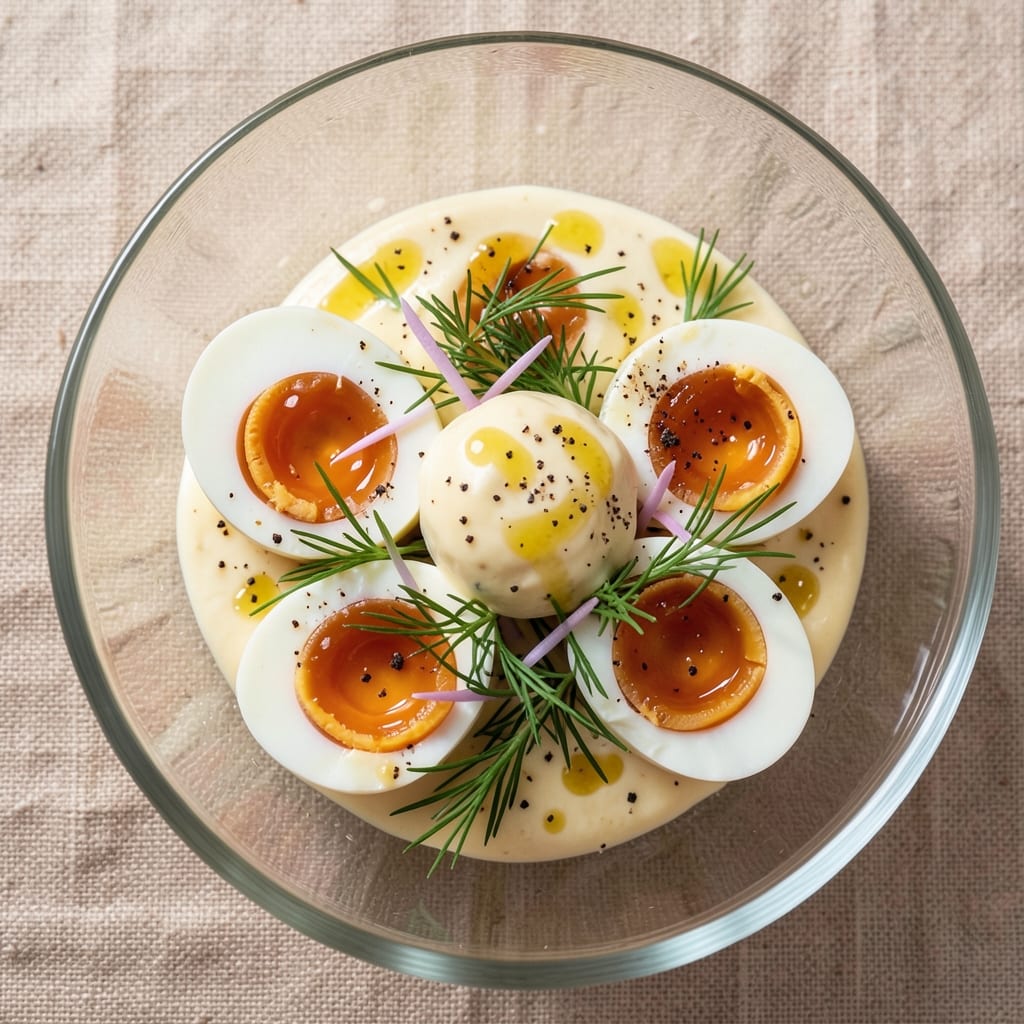 Duck Egg Salad Recipe: Rich Yolk Streaks and Crunchy Herb Bites