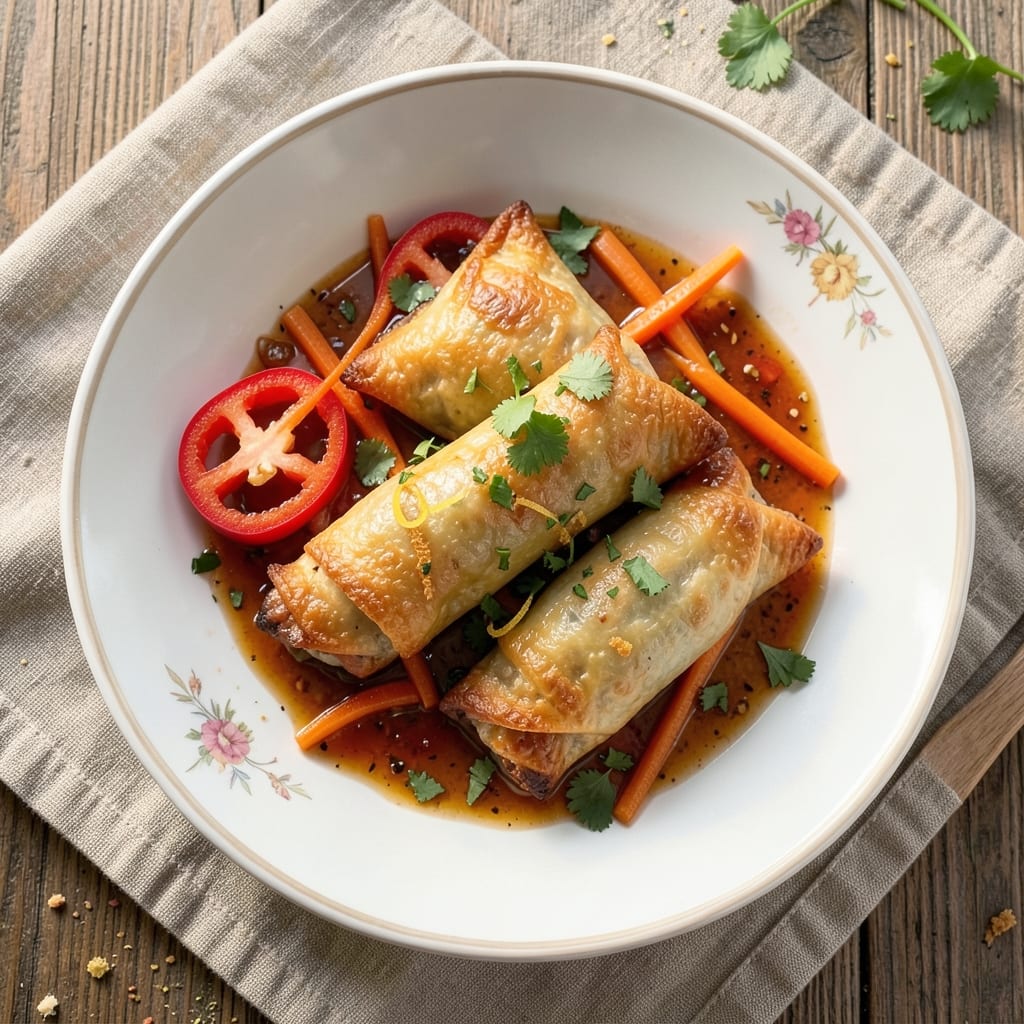 Chicken and Shrimp Egg Rolls Recipe: Golden Crunch and Juicy Protein Bites