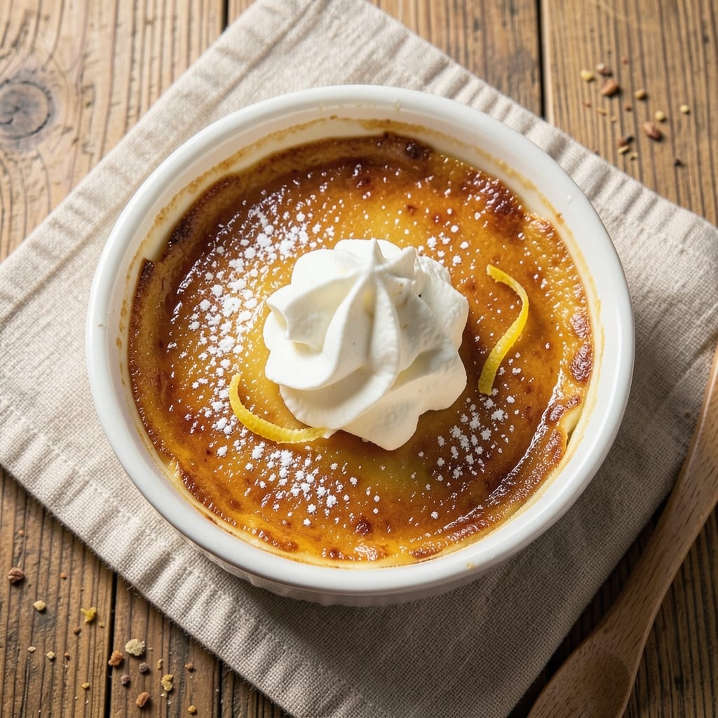 Baked Custard Recipe With Egg Yolks: Silky Golden Pudding in 15 Minutes