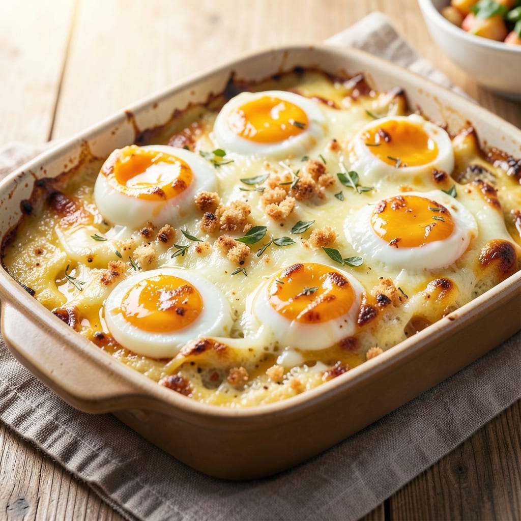 Egg Bake Recipe No Meat: Cheesy Crisp-Top Comfort in One Dish