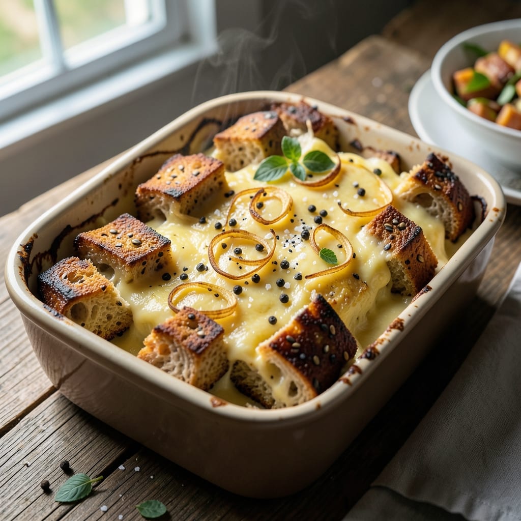 Best Egg Bake Recipe With Bread Overnight: Crispy Top, Silky Yolk Magic